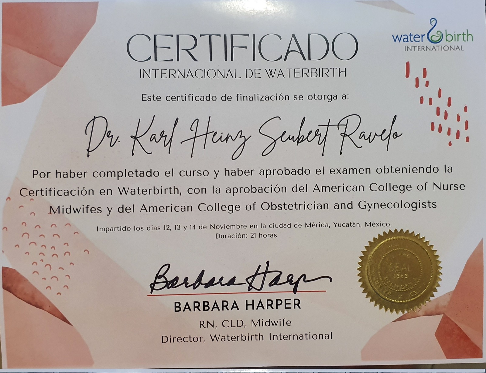 Certificación Blissborn